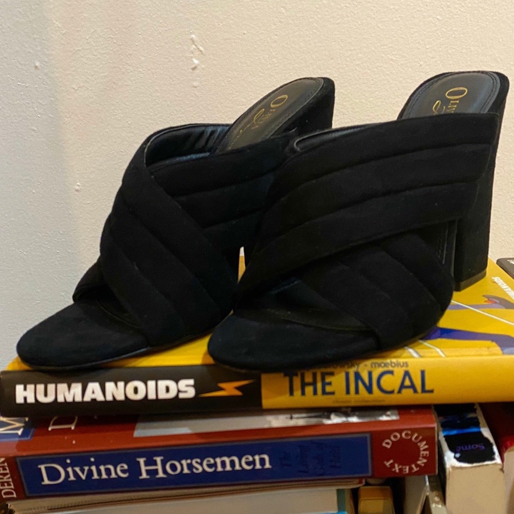 Olivia Ferguson Suede Sandals